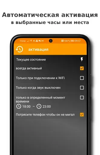 Скриншот 4 — Вспышка на звонок уведомления