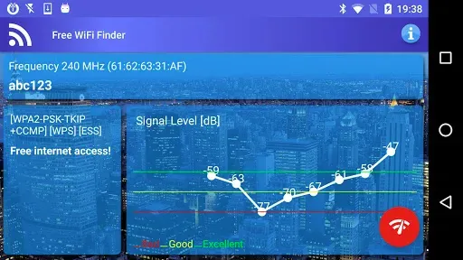 Скриншот 7 — Бесплатный Интернет WiFi Найти