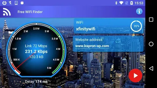 Скриншот 8 — Бесплатный Интернет WiFi Найти