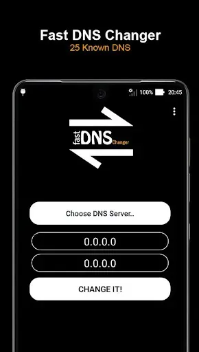 Скриншот 1 — Быстрый DNS Changer