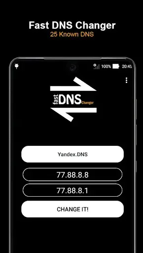 Скриншот 2 — Быстрый DNS Changer