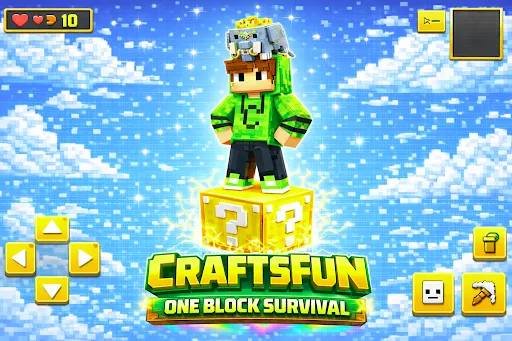 Скриншот 1 — Craftsfun : One Block Survival