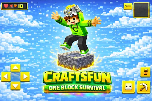 Скриншот 2 — Craftsfun : One Block Survival