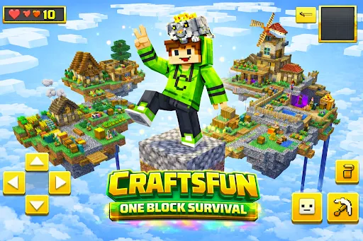 Скриншот 3 — Craftsfun : One Block Survival