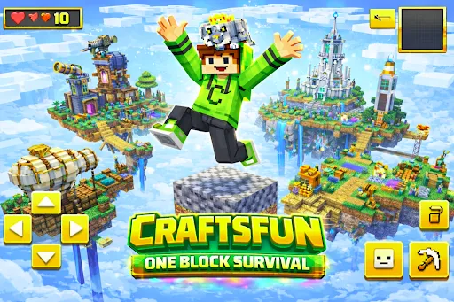 Скриншот 4 — Craftsfun : One Block Survival