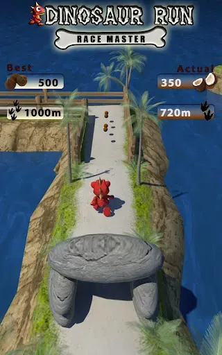 Скриншот 5 — Dinosaur Run - Race Master
