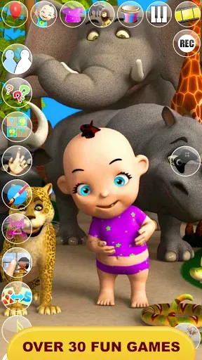 Скриншот 3 — Talking Babsy Baby at the Zoo