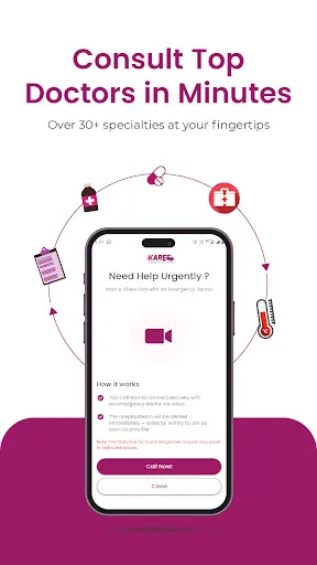 Скриншот 2 — Kauvery Kare: Patient App