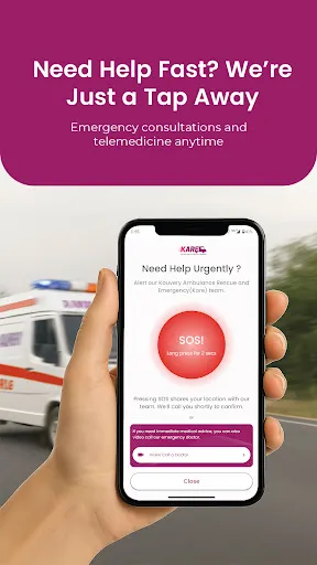 Скриншот 3 — Kauvery Kare: Patient App
