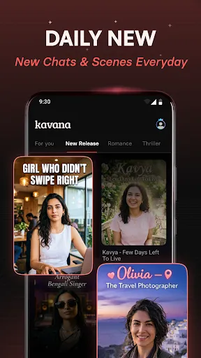 Скриншот 3 — Kavana - AI Chat Stories