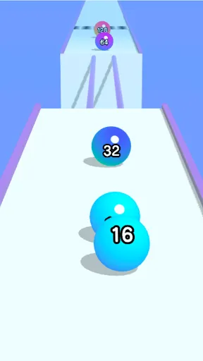 Скриншот 4 — Ball Run 2048: merge number