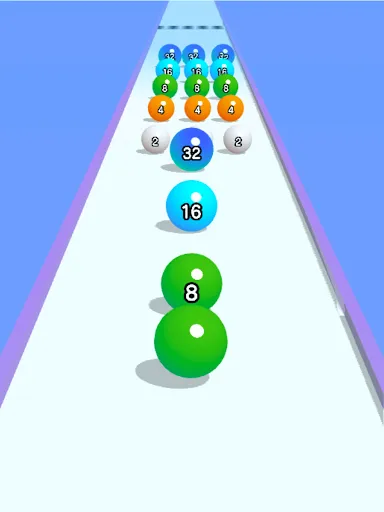 Скриншот 6 — Ball Run 2048: merge number