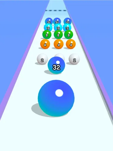 Скриншот 7 — Ball Run 2048: merge number