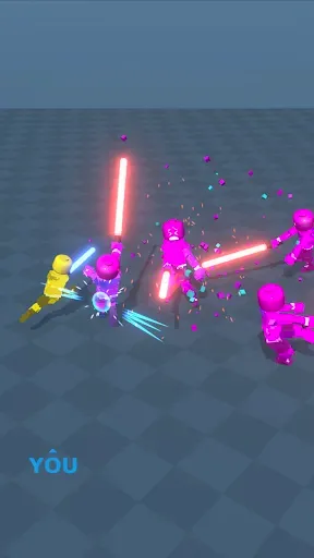 Скриншот 1 — Block Gladiator 3D: sword duel