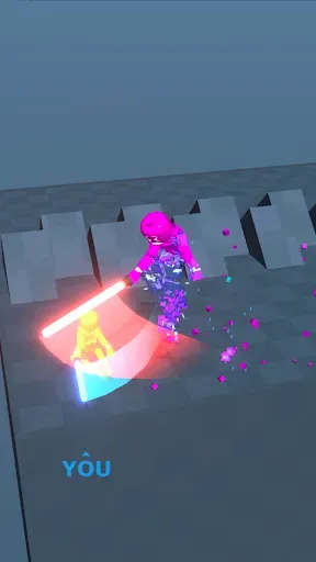 Скриншот 3 — Block Gladiator 3D: sword duel
