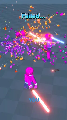 Скриншот 4 — Block Gladiator 3D: sword duel
