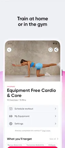 Скриншот 4 — Sweat: Fitness App For Women