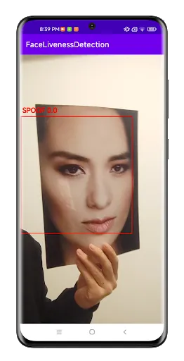 Скриншот 1 — Face Liveness Detection