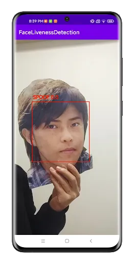 Скриншот 2 — Face Liveness Detection