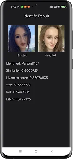 Скриншот 2 — Face Recognition