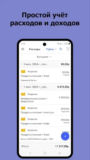 Скриншот 5 — Домашняя Бухгалтерия