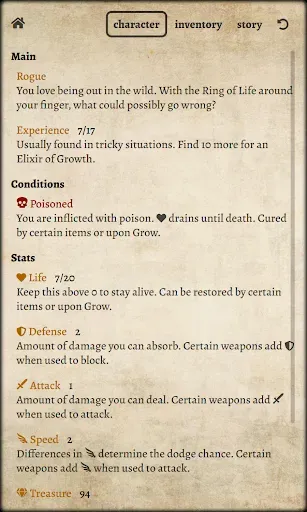 Скриншот 8 — Path of Adventure: Text RPG