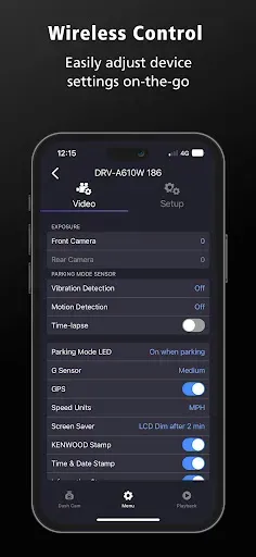 Скриншот 5 — KENWOOD DASH CAM MANAGER