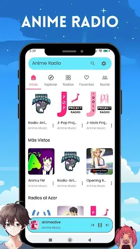 Скриншот 1 — Anime Radio Music