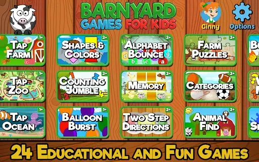 Скриншот 1 — Barnyard Games For Kids