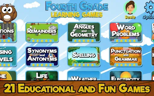 Скриншот 1 — Fourth Grade Learning Games