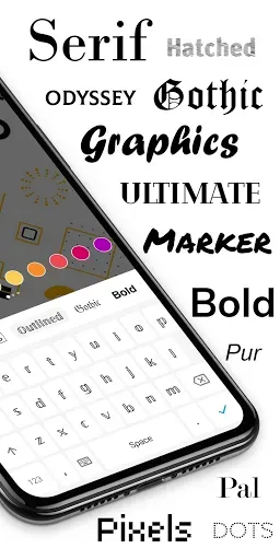 Скриншот 2 — Font Keyboard: Fonts & Emoji