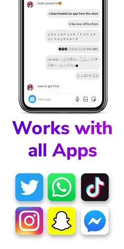 Скриншот 5 — Font Keyboard: Fonts & Emoji