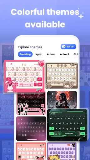 Скриншот 2 — Keyboard Font & Keyboard Theme