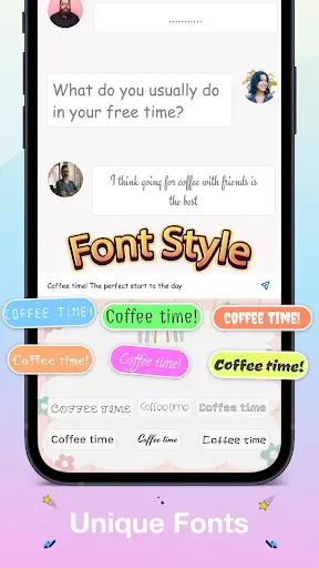Скриншот 3 — Emoji Keyboard: Fonts & Themes