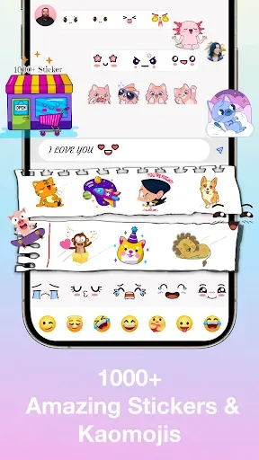 Скриншот 4 — Emoji Keyboard: Fonts & Themes