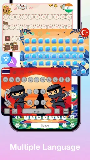 Скриншот 5 — Emoji Keyboard: Fonts & Themes