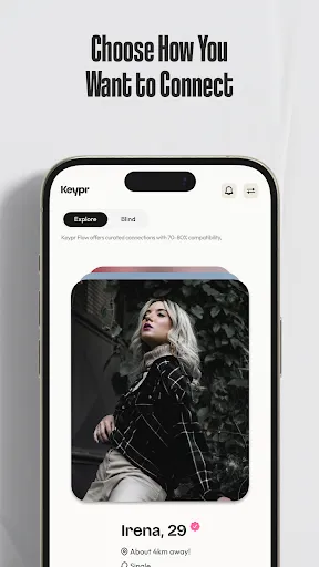 Скриншот 2 — Keypr: The Mindful Dating App