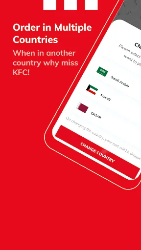 Скриншот 2 — KFC Qatar - Order food online