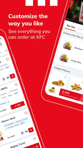 Скриншот 4 — KFC Qatar - Order food online