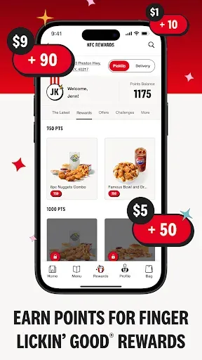 Скриншот 4 — KFC US - Ordering App