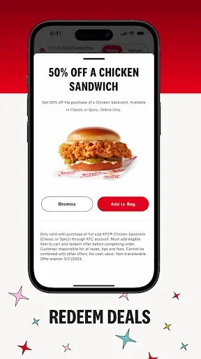 Скриншот 8 — KFC US - Ordering App