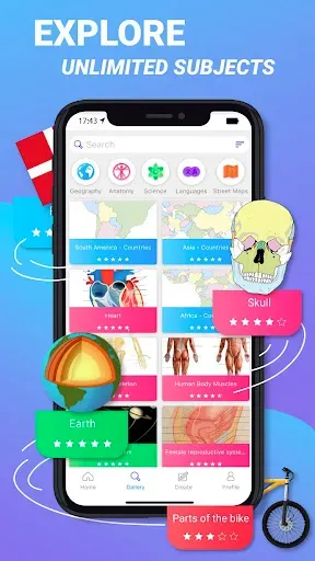 Скриншот 3 — Kharty - Educational Quiz Game