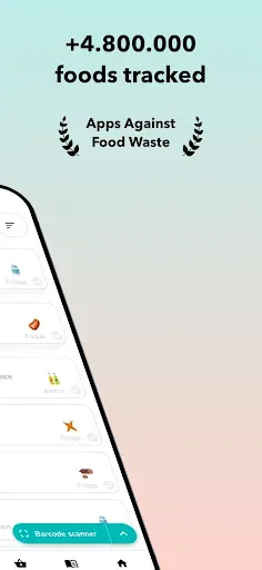 Скриншот 2 — NoWaste: Food Inventory Lists