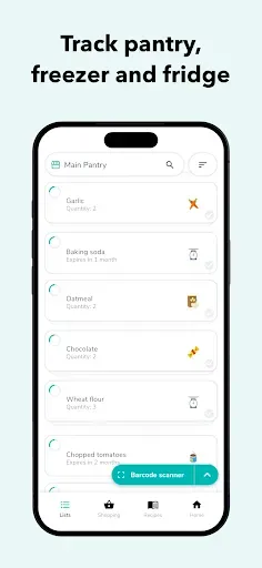Скриншот 4 — NoWaste: Food Inventory Lists