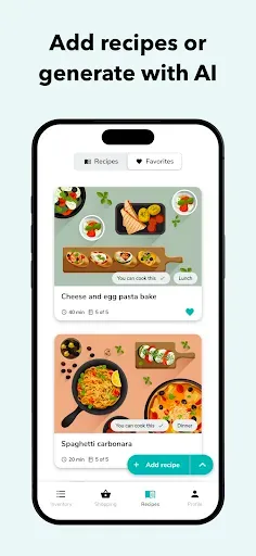 Скриншот 6 — NoWaste: Food Inventory Lists