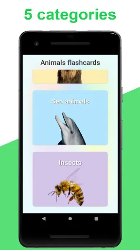 Скриншот 3 — Flashcards for kids: Animals