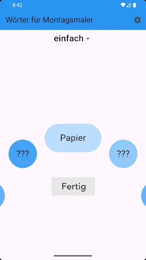 Скриншот 2 — Wörter für Montagsmaler