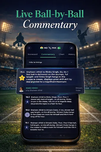 Скриншот 3 — KickScore: Live Cricket Scores