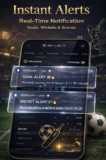 Скриншот 8 — KickScore: Live Cricket Scores