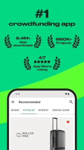 Скриншот 1 — Kickstarter